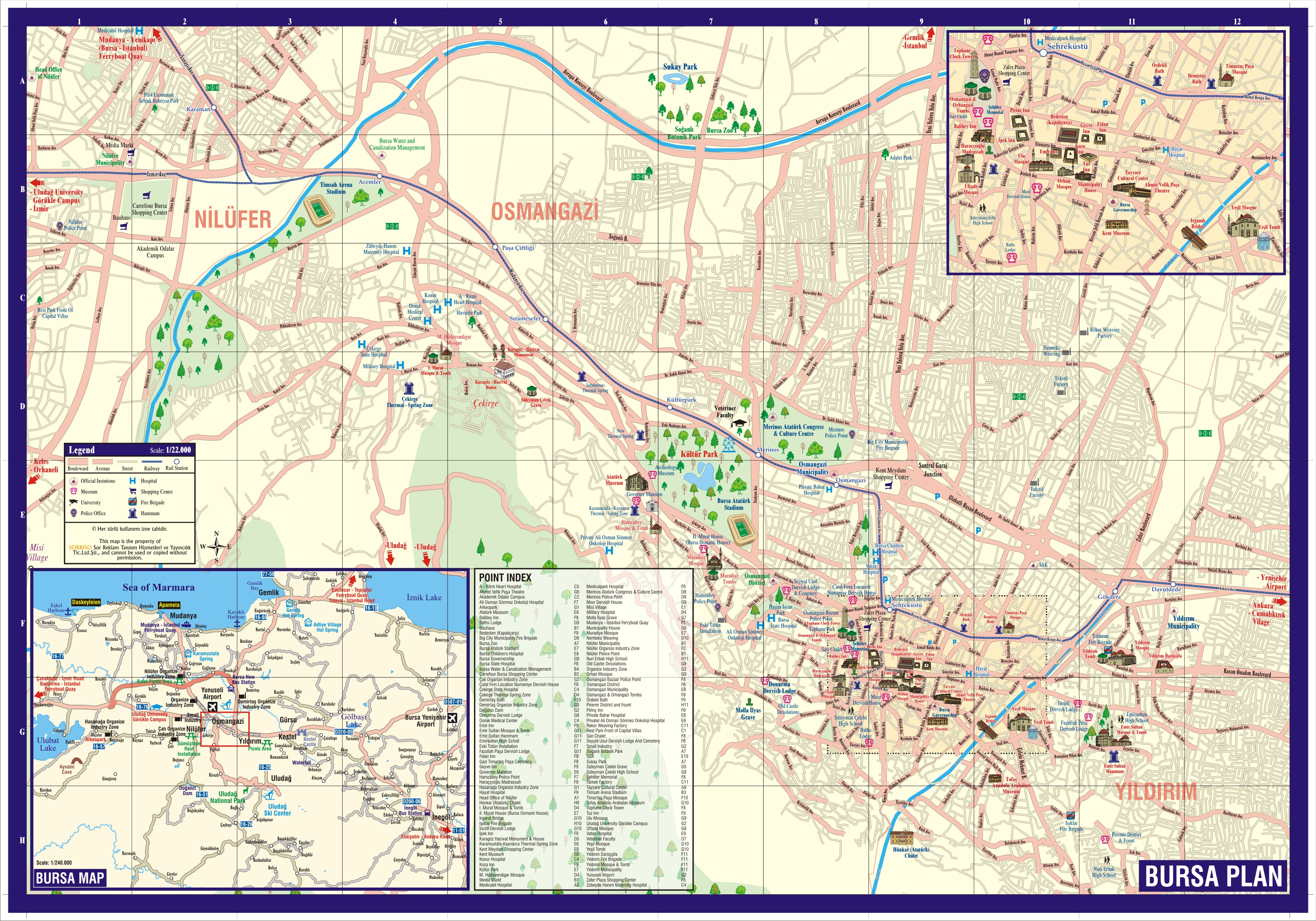 Sorriso city map for BURSA